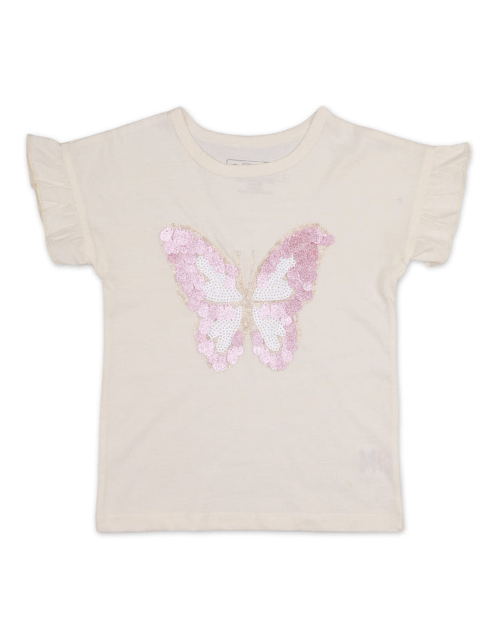 Top for Girls with Butterfly Theme