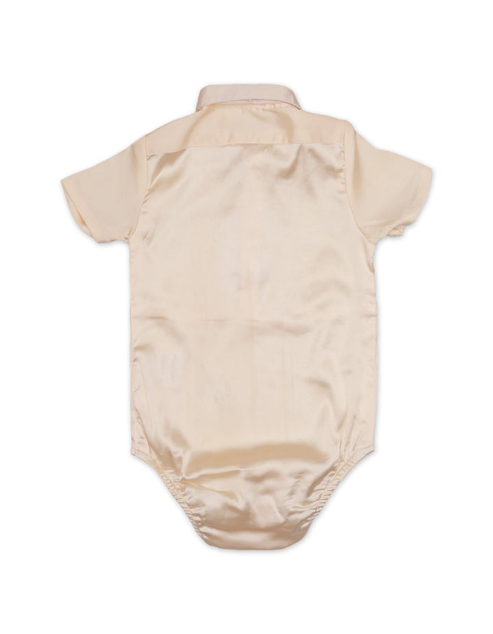 Body Suit with Black Bow for Boys