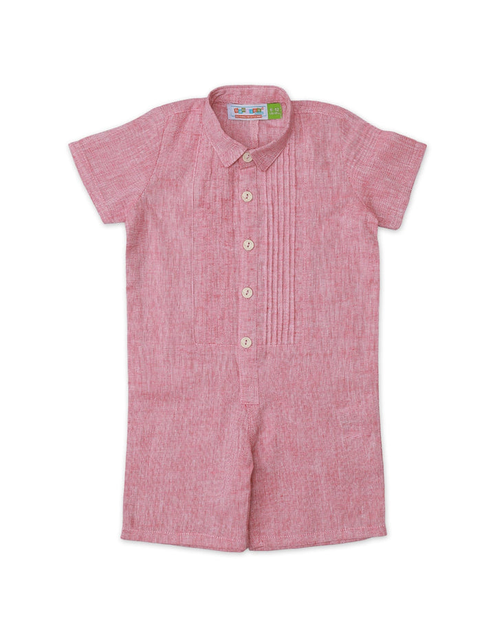 Zubaida's Romper with Pleats for Boys