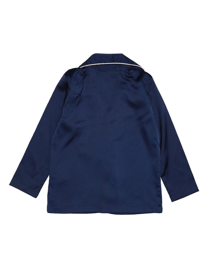 Night Suit Satin Boys Blue Toddler