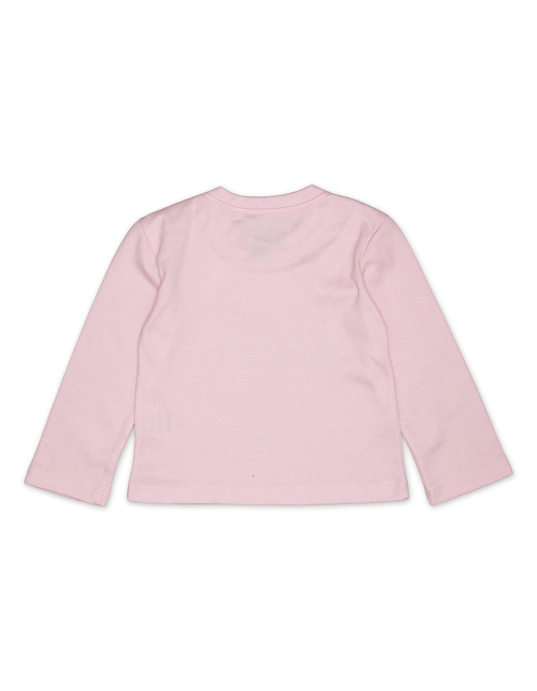 T Shirt Frill Neck Pink for Girls