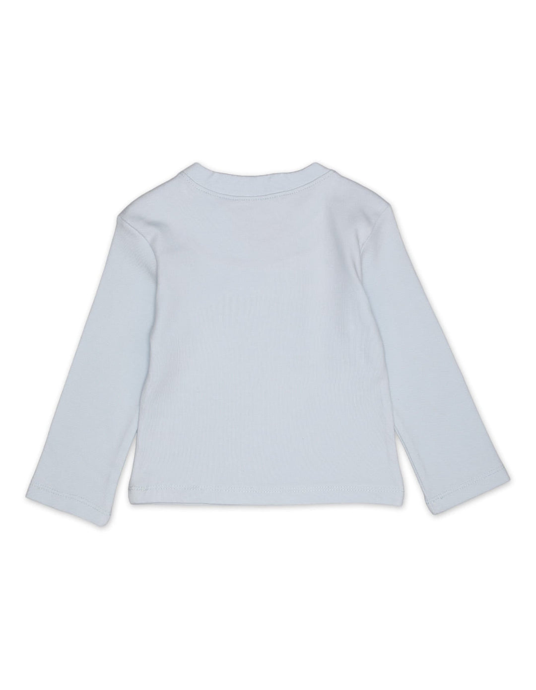 T Shirt Frill Neck Sky Blue for Girls