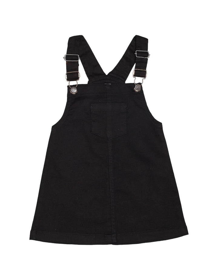 Dungaree Girls Black