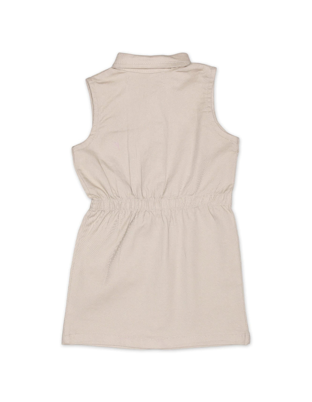 Dress Long Twill Beige for Girls