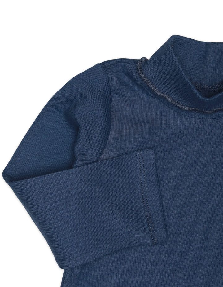 Sweatshirt Turtle Neck Navy for Boys