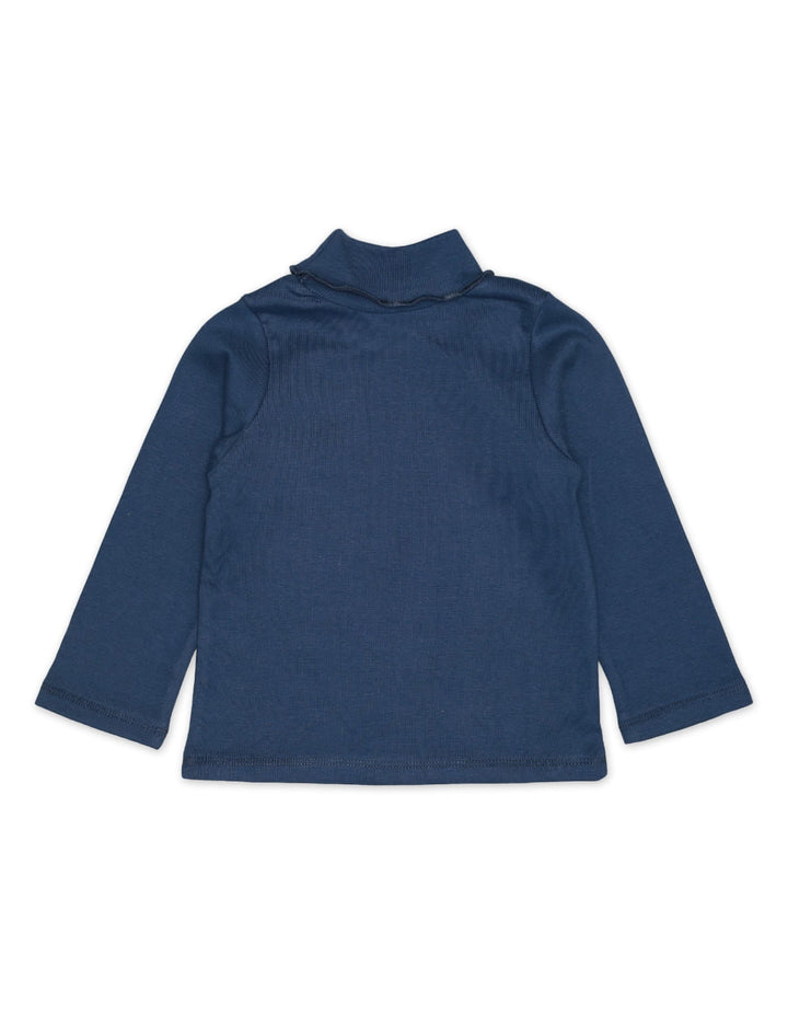 Sweatshirt Turtle Neck Navy for Boys