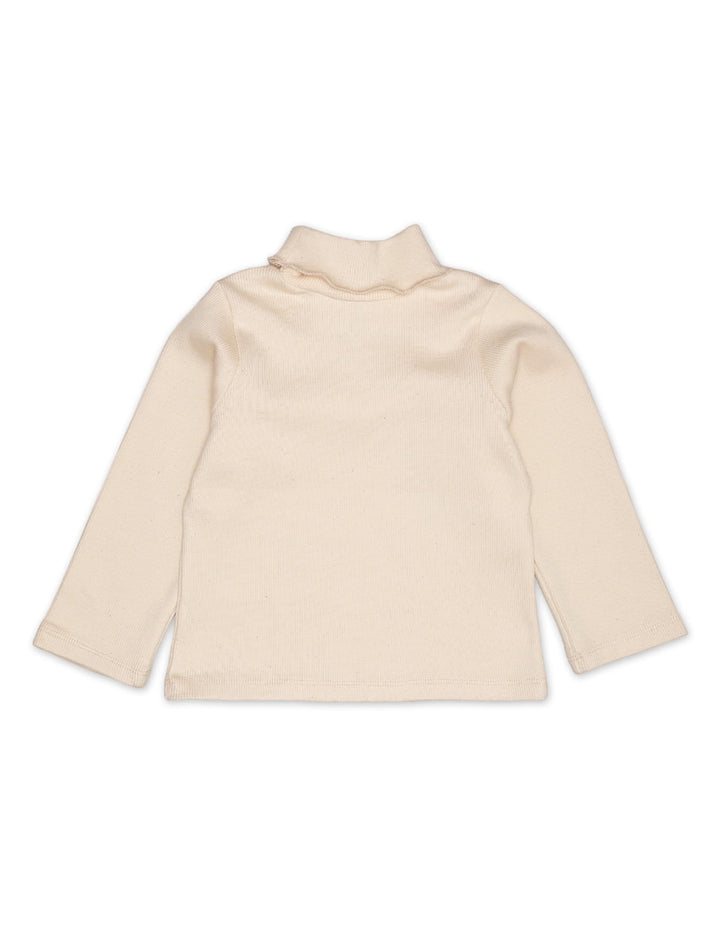 Sweatshirt Turtle Neck Cream for Boys