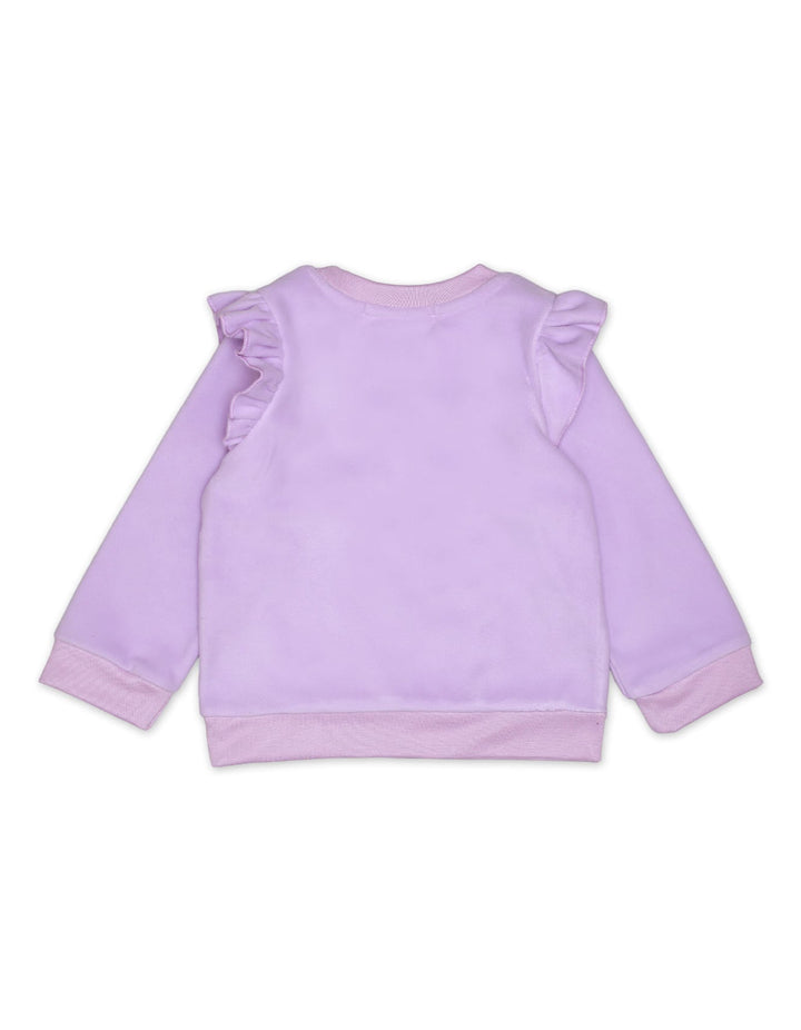 Sweatshirt Neck Lilac for Girls