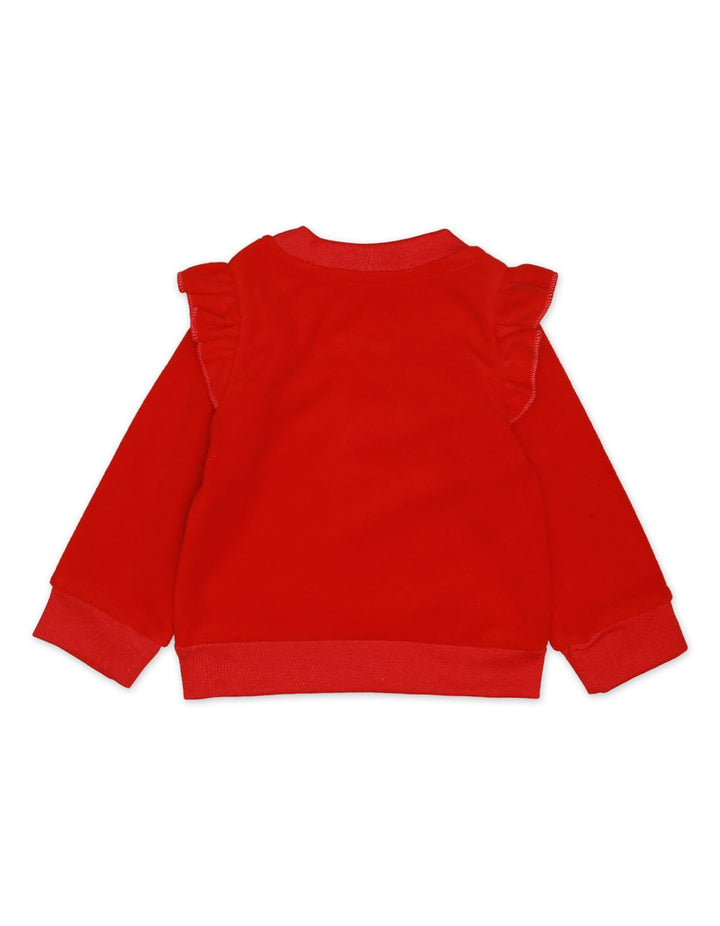 Sweatshirt Neck Red for Girls