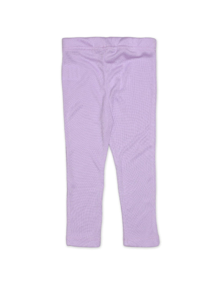 Tights Front Bow Purple Infant Girls