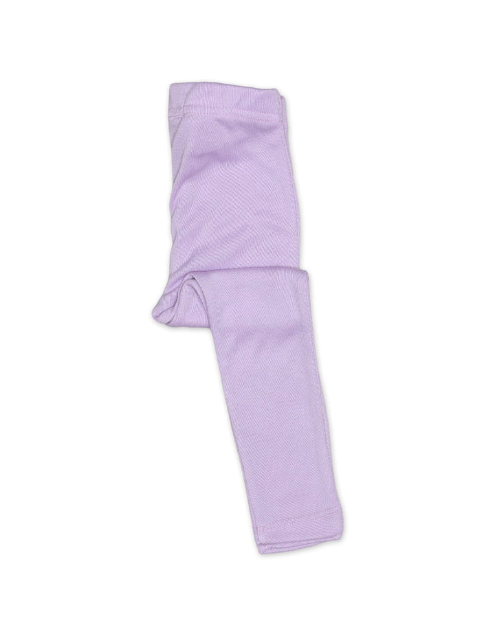 Tights Front Bow Purple Infant Girls