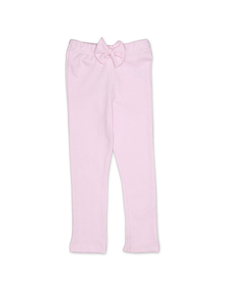 Tights Front Bow Lt Pink Infant Girls