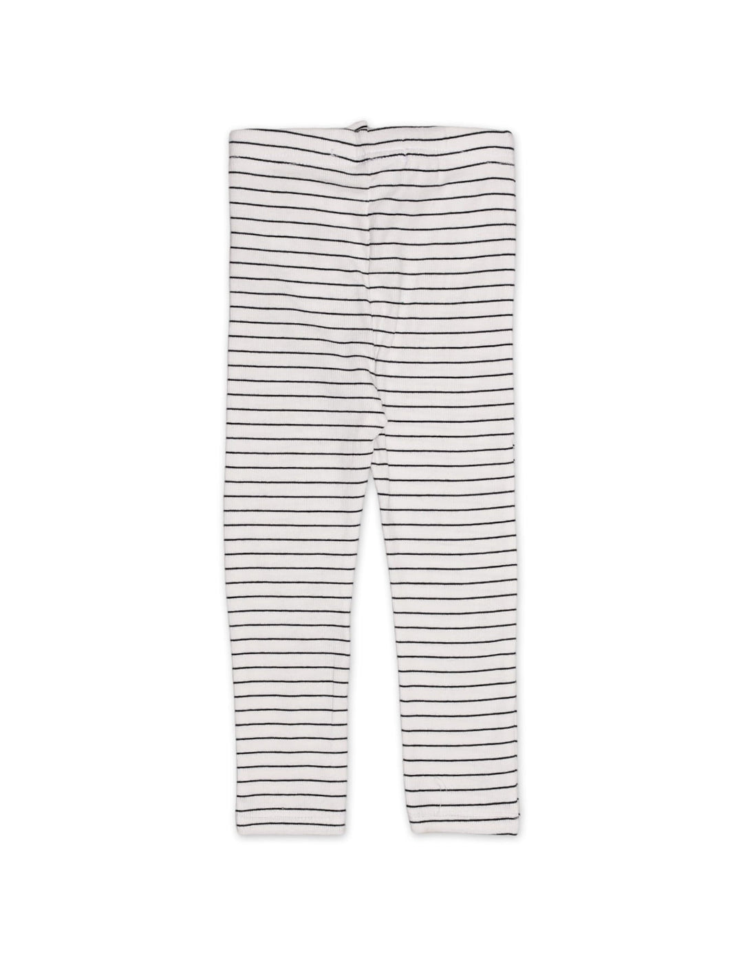 Zubaida's Tights Front Bow White Stripes Infant Girls