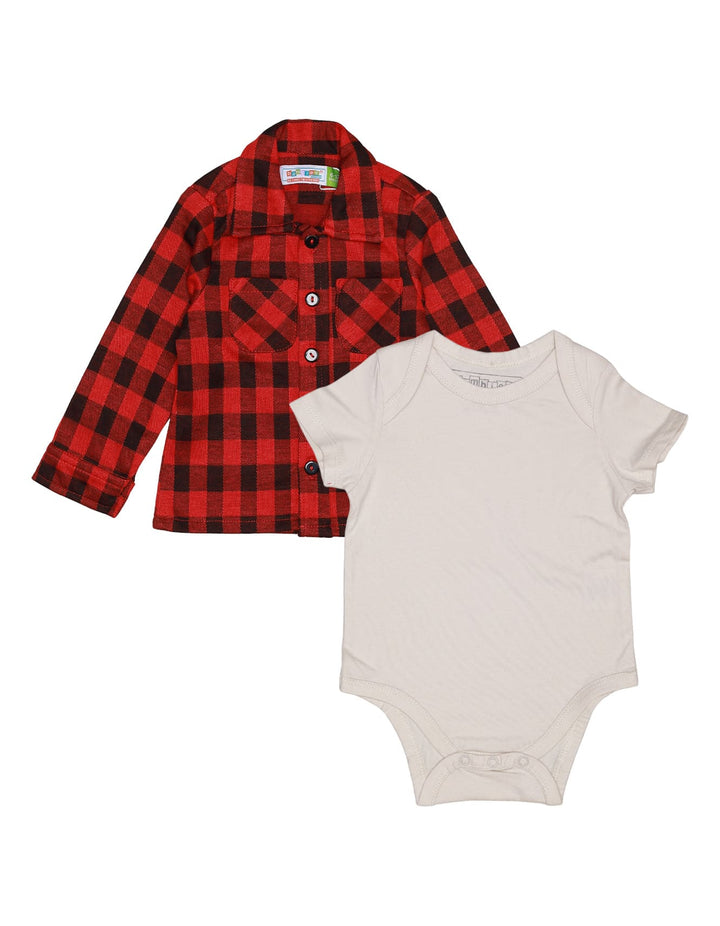 Suit 2 Pc Boydusit Shirt Red Infant for Boys