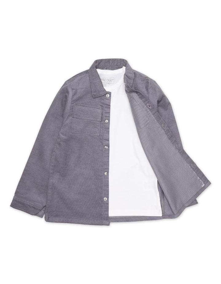 Shirt With Inner Grey for Boys