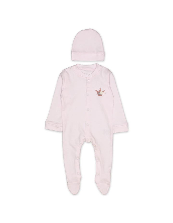 Romper Fancy Lt Pink Infant Girls