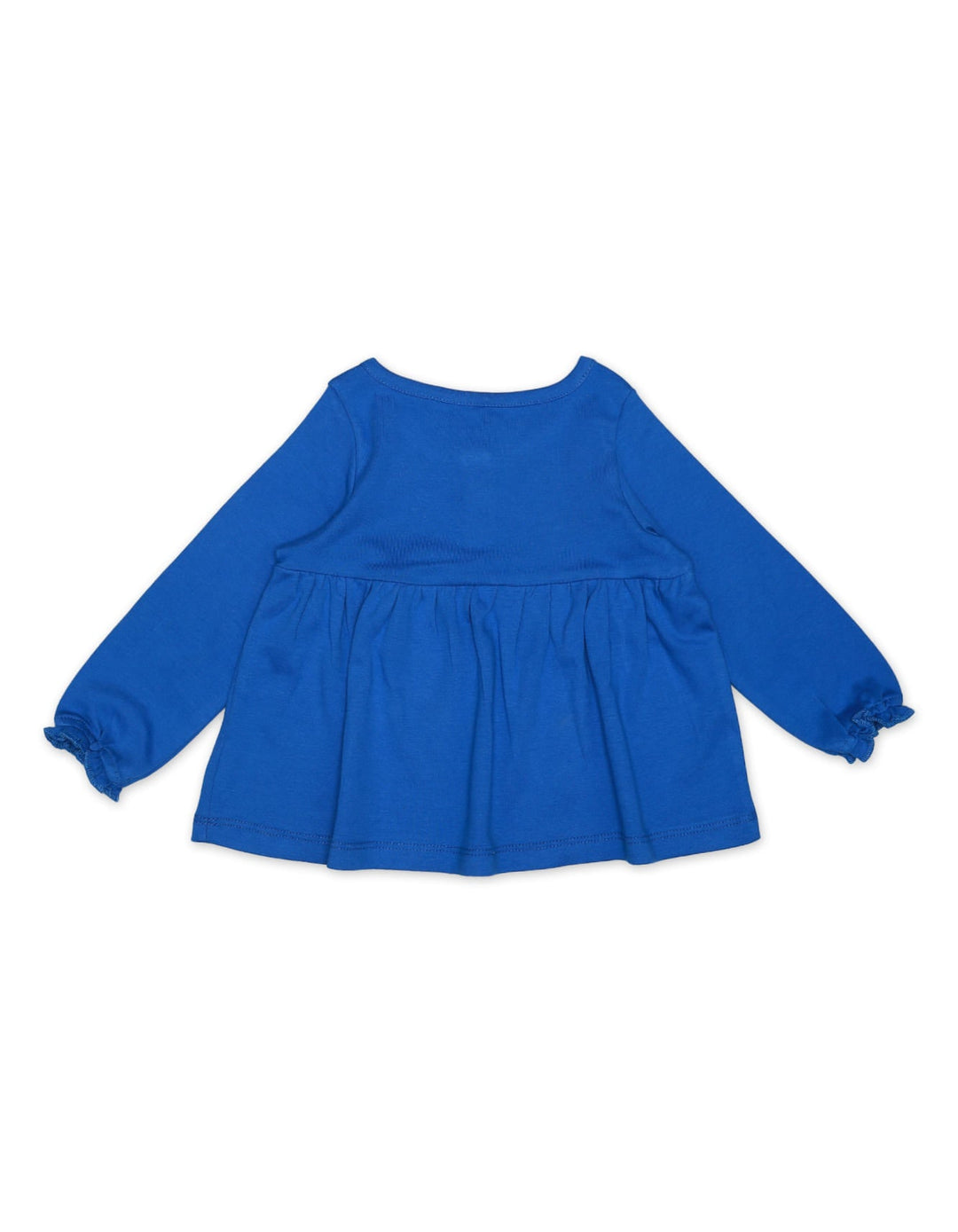 Frock Waist Gather Blue for Girls