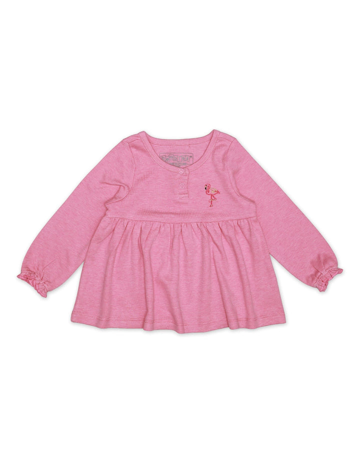 Frock Waist Gather Light Pink for Girls