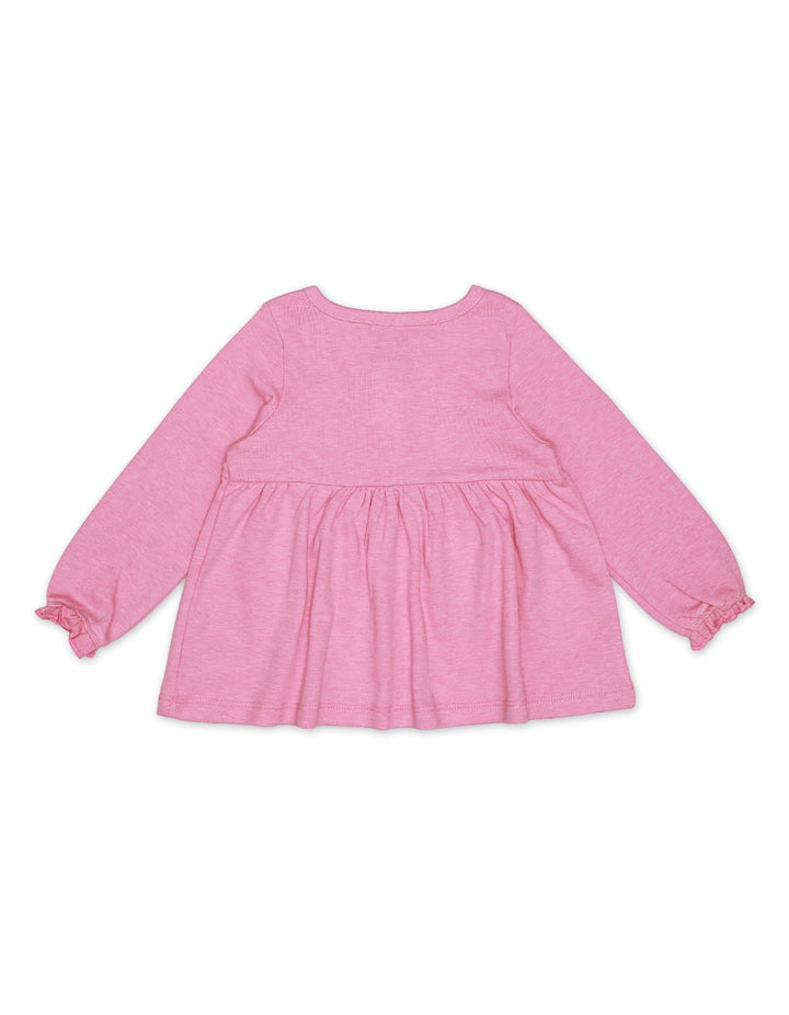 Frock Waist Gather Light Pink for Girls