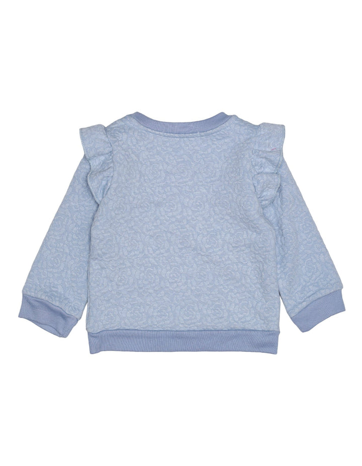 Suit 2 Pcs Jacquard Light Blue for Girls