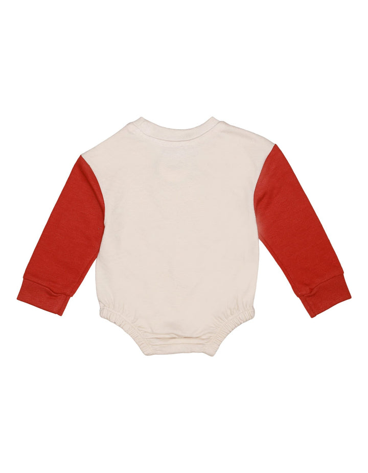 Bodysuit Contras Sleeves Red for Boys