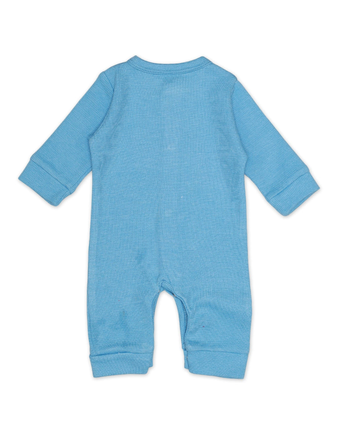 Romper With Cap Thermal Blue Infant Boys