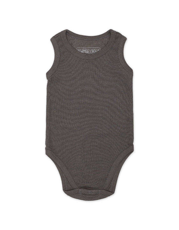 Bodysuit Sleeveless Charcoal Infant Boys