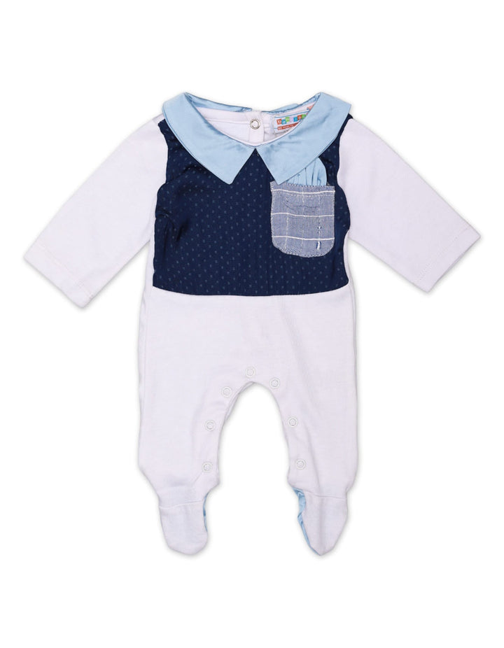 Romper Cut & Sew White Infant Boys