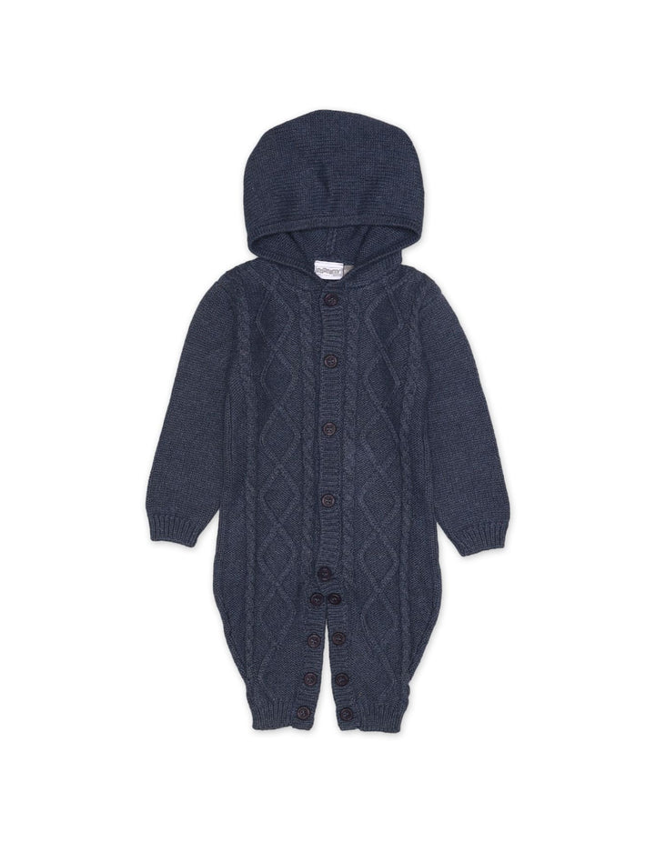 Romper Hooded Blueish Infant