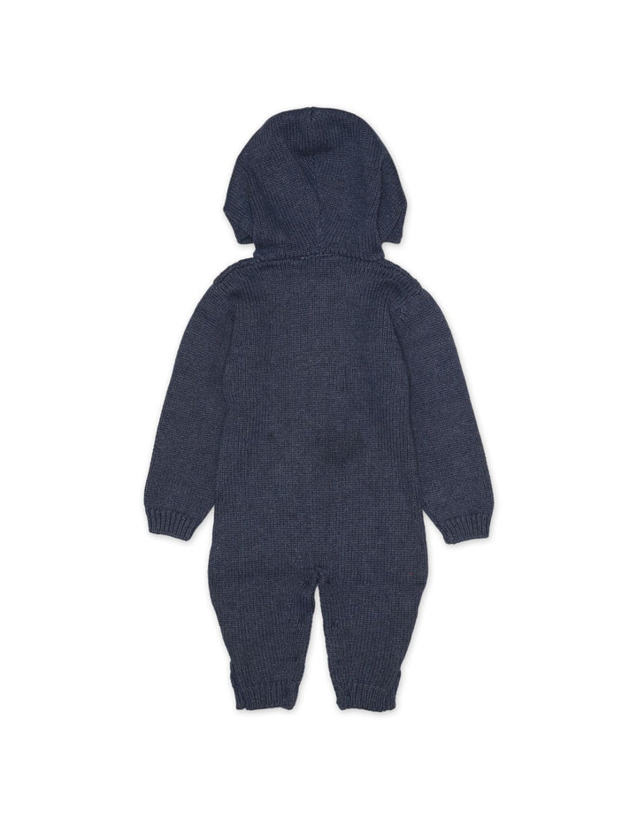 Romper Hooded Blueish Infant