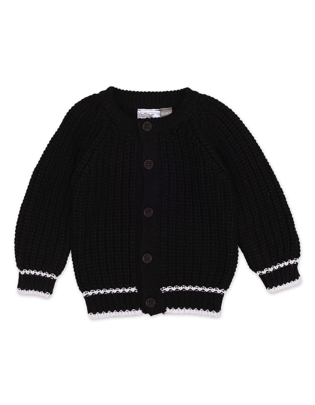 Sweater Woolen 3Pcs Black Infant