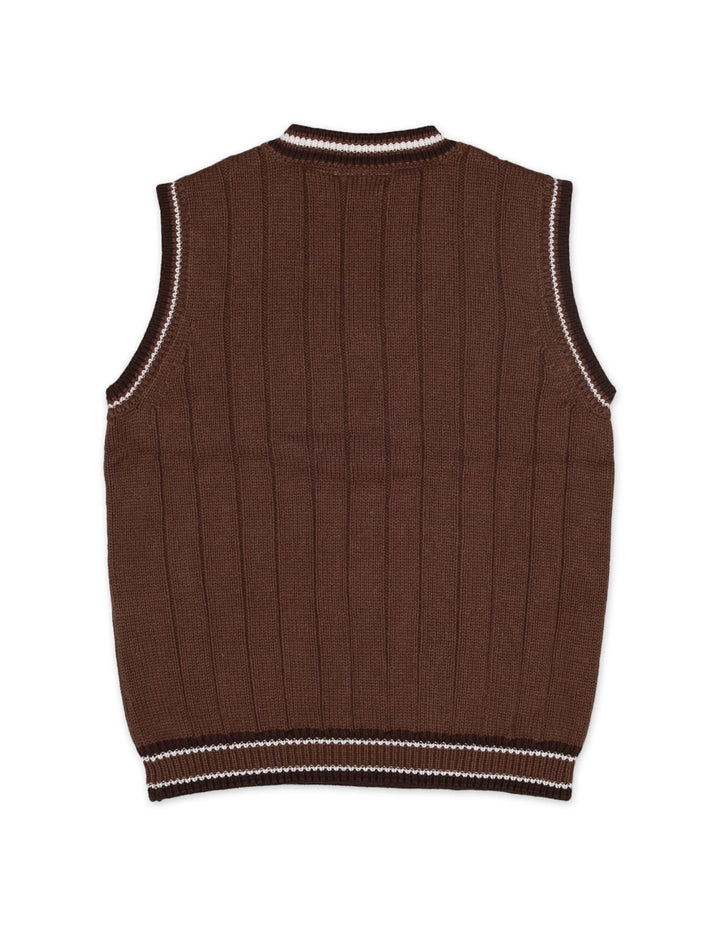 Sweater Sleeveless Brown Toddler