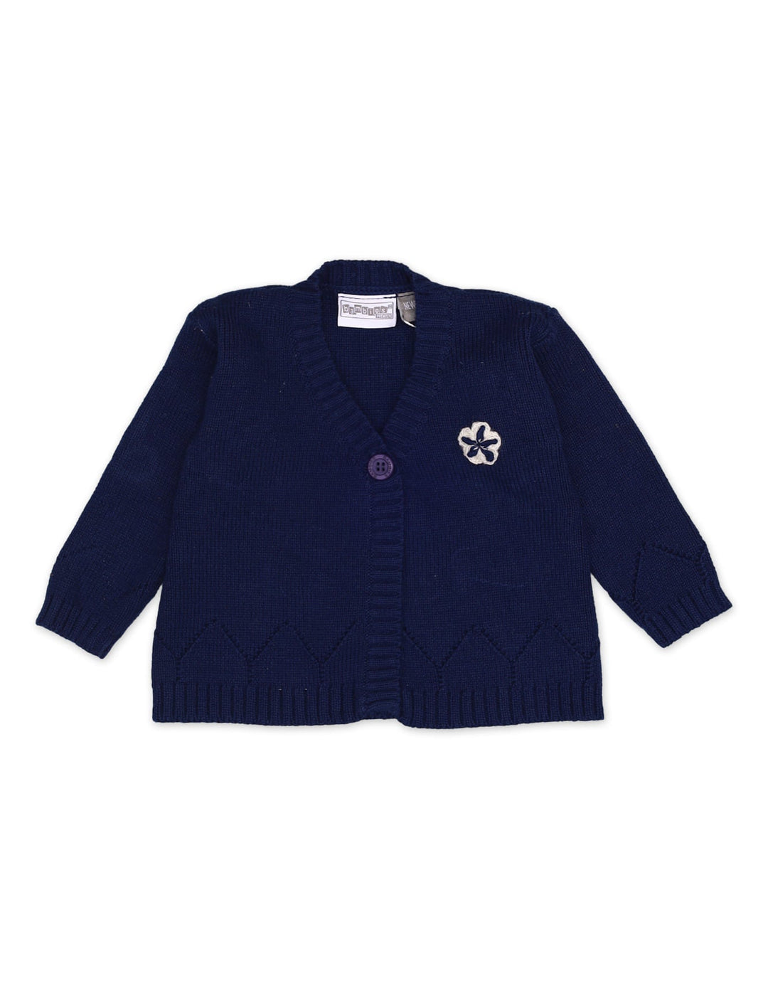 Sweater Woolen 2Pcs Navy Infant