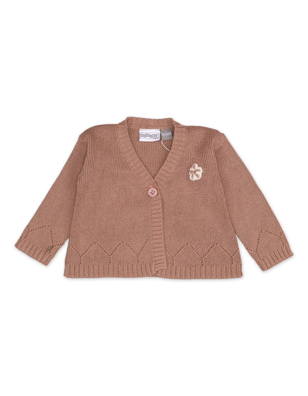 Sweater Woolen 2Pcs Brown Infant