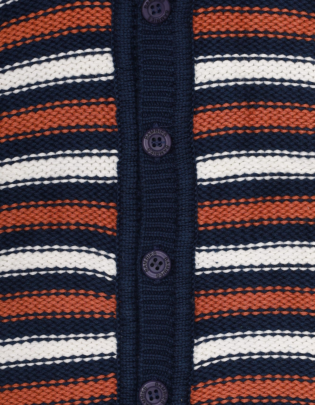 Sweater Hooded Navy Base Stripes