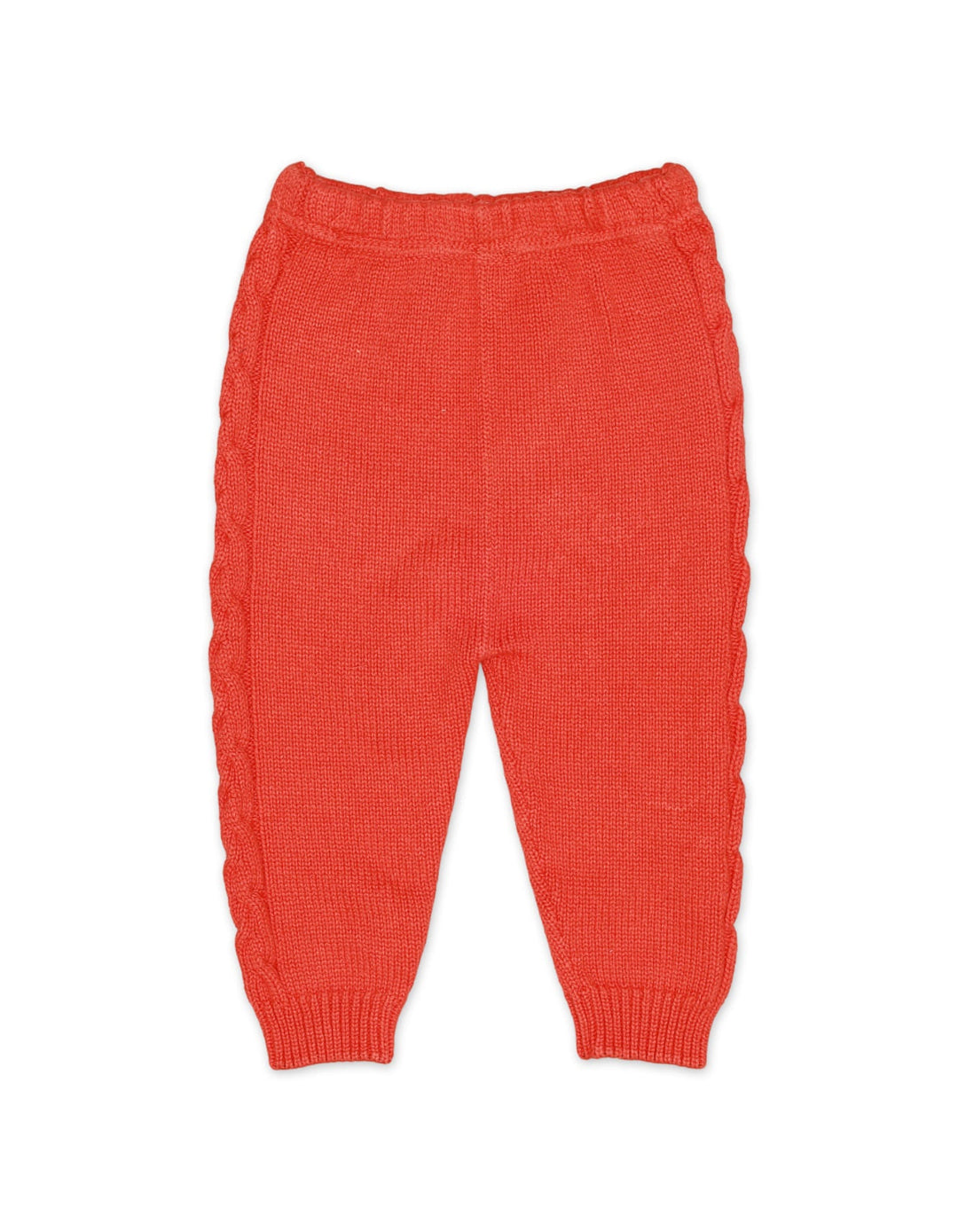 Knitted Suit Set Orange 3 Pcs for Boys