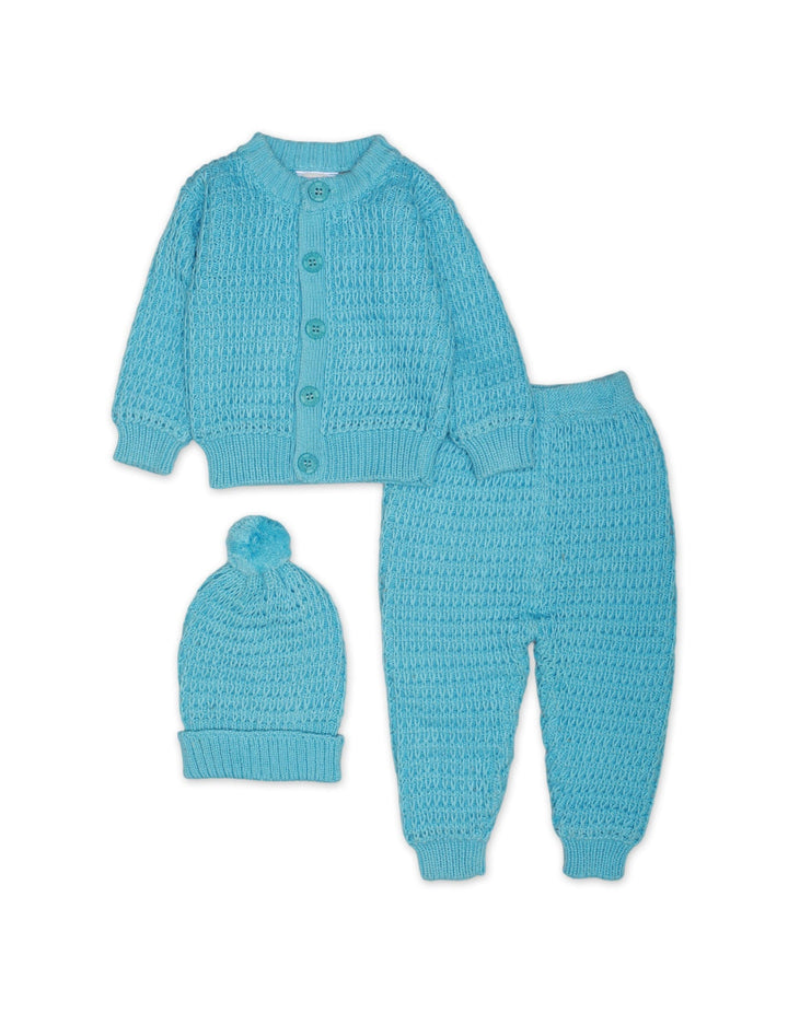 Sweater Woolen 3Pcs Frozen Blue Infant