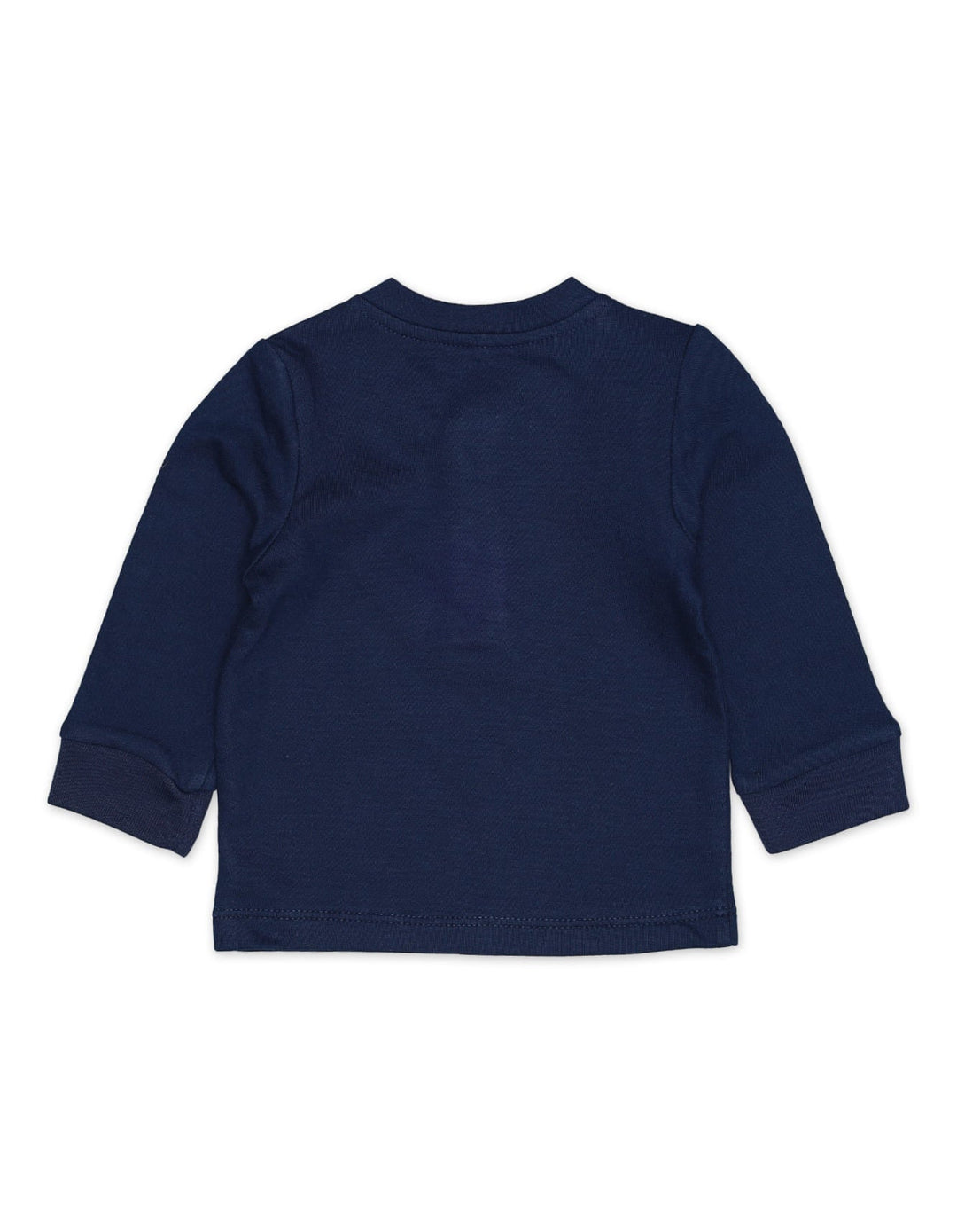 T Shirt Long Sleeves Navy Toddler Boys