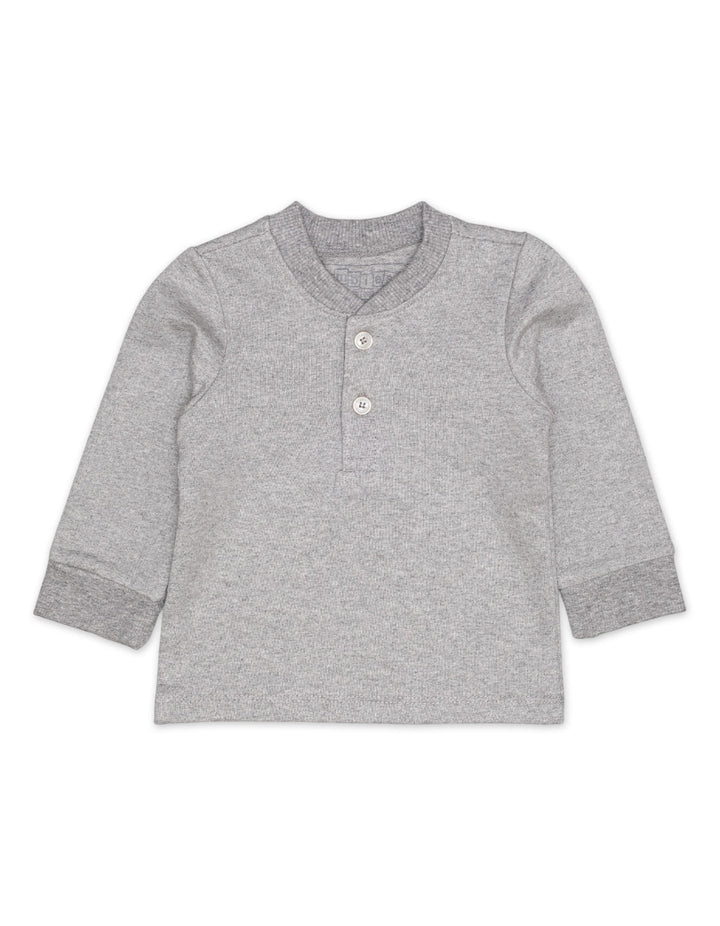 T Shirt Long Sleeves Grey Infant Boys