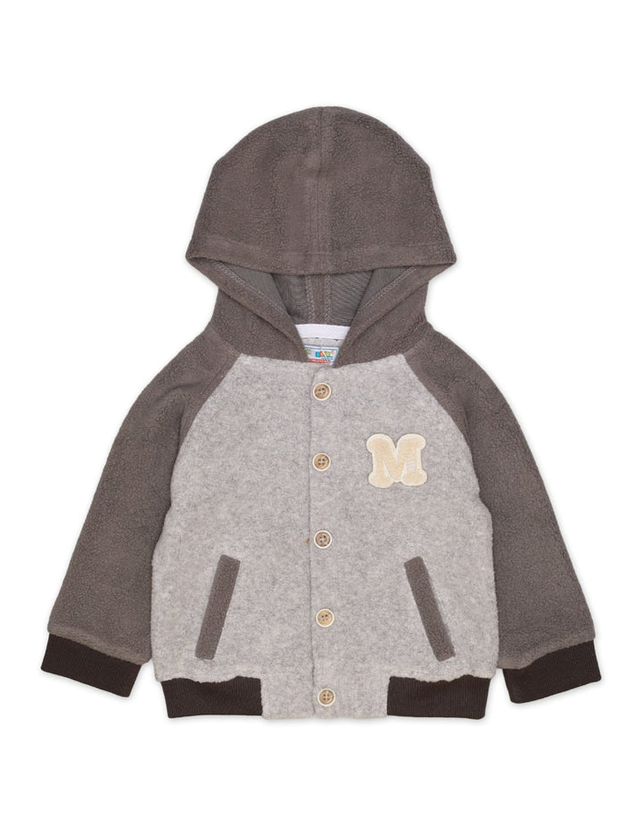 Hoodie With Furr Gery Infant Boys