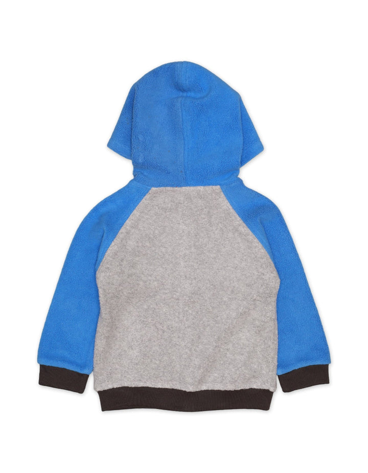 Hoodie With Furr Blueinfant Boys