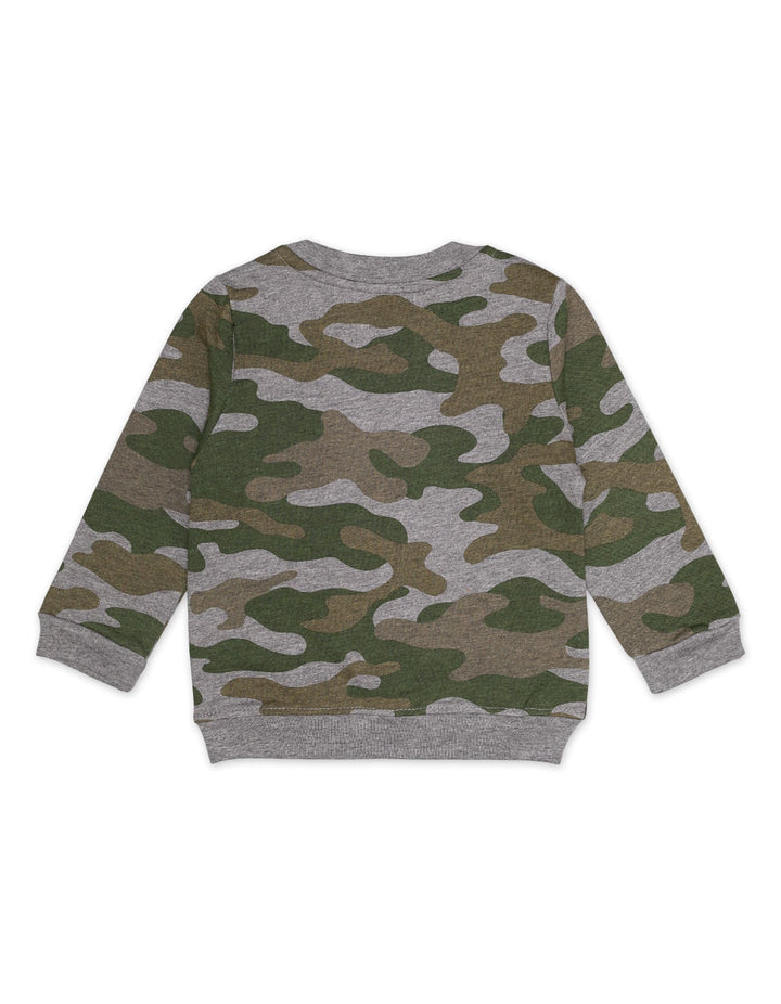 T Shirt Fullsleeves Terry Camo Toddler Boys