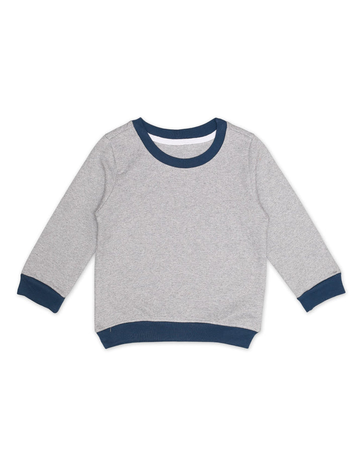 T Shirt Fullsleeves Grey Toddler Boys