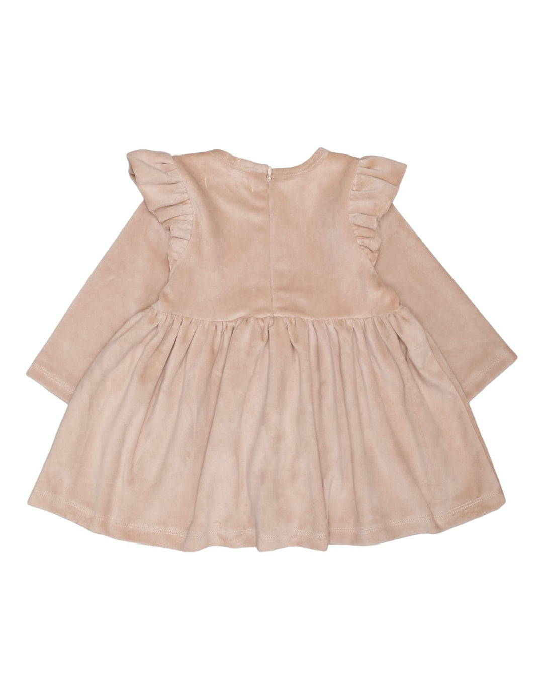 Frock Shoulder Frill Beige for Girls