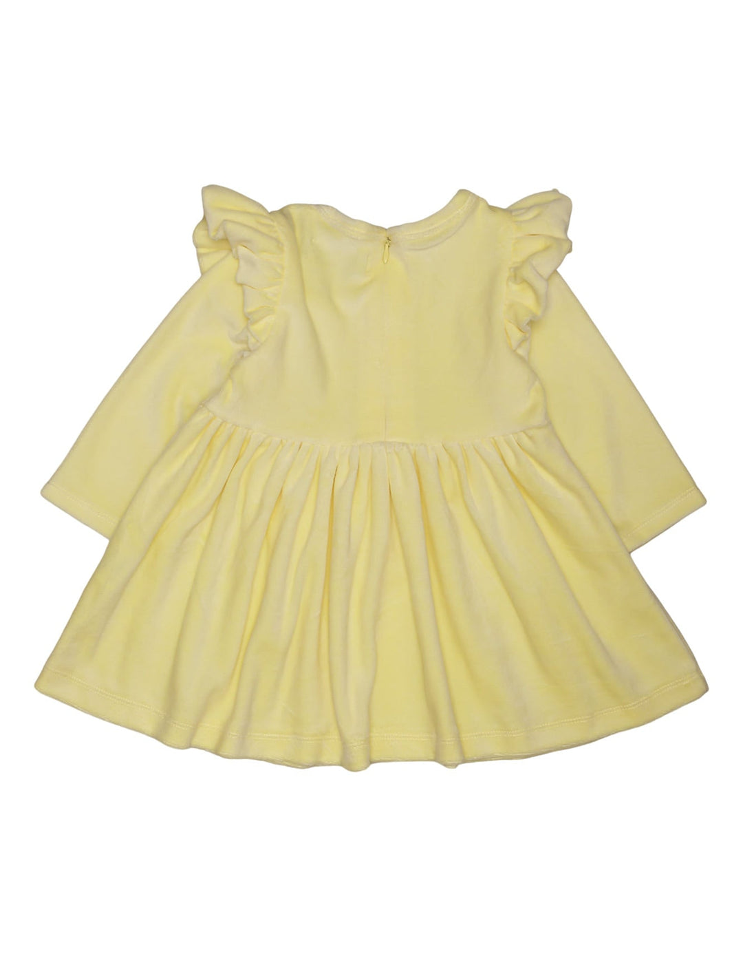 Frock Shoulder Frill Yellow for Girls