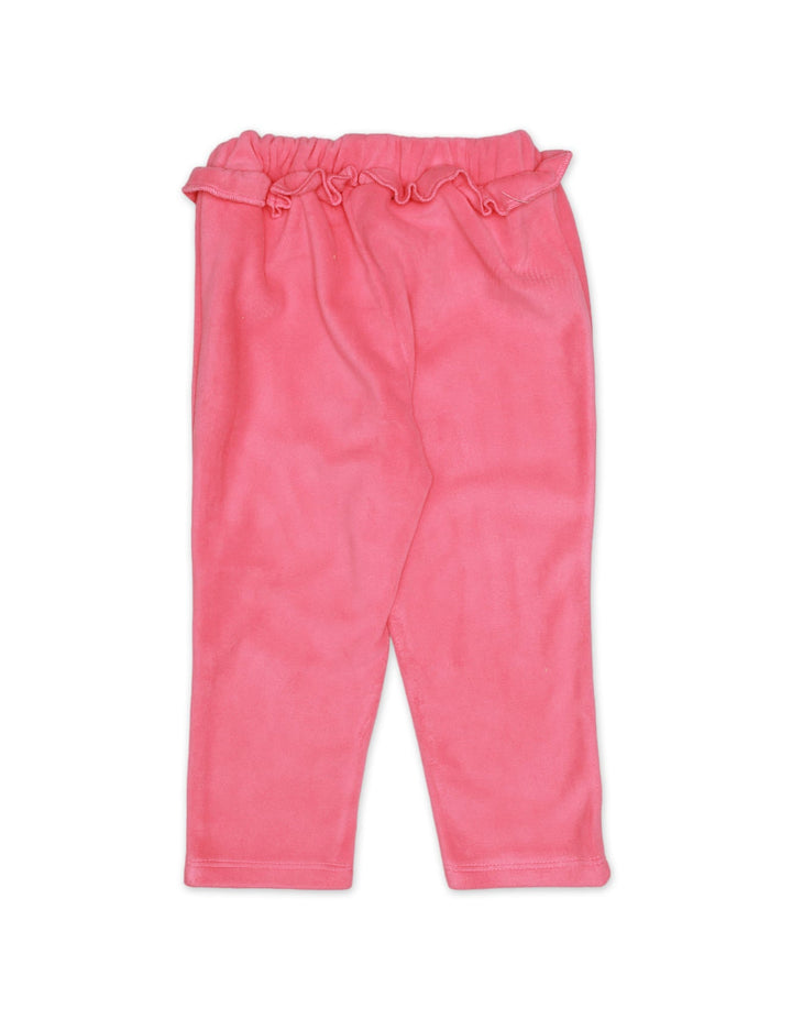 Pajama Fleeces Frill Pink Infant Girls