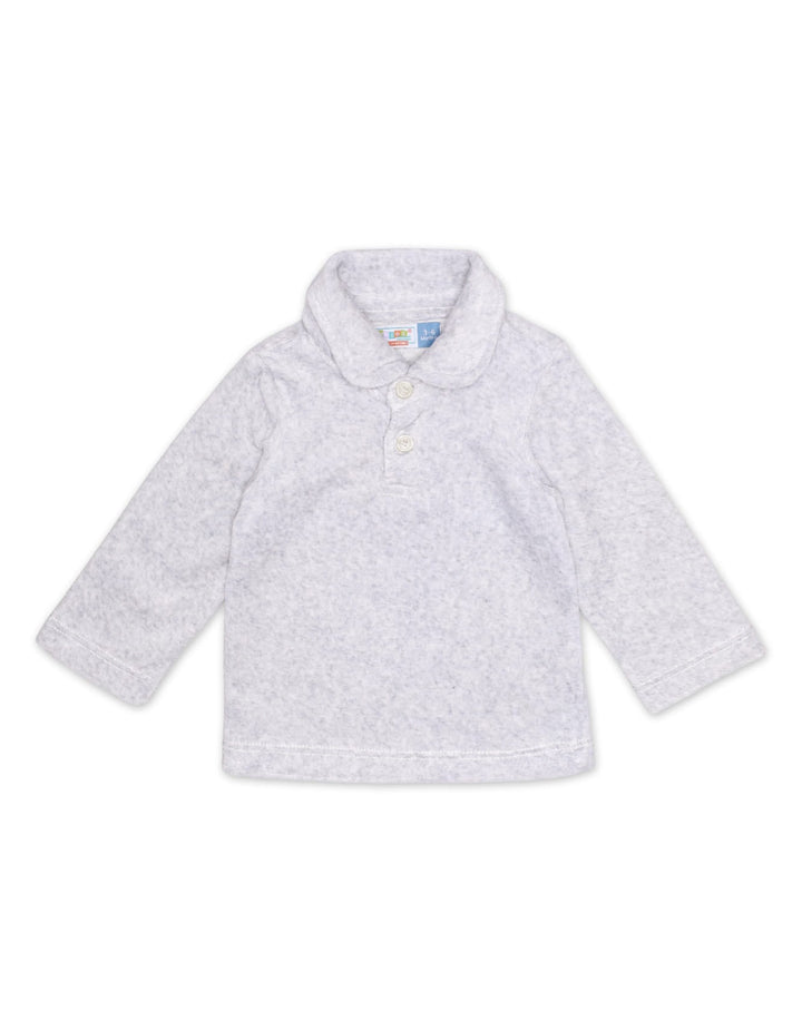 Shirt Collar Style H.Grey Infant Unisex