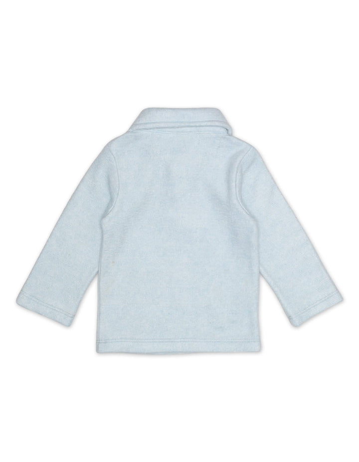 Shirt Collar Style Sky Blue Infant Unisex