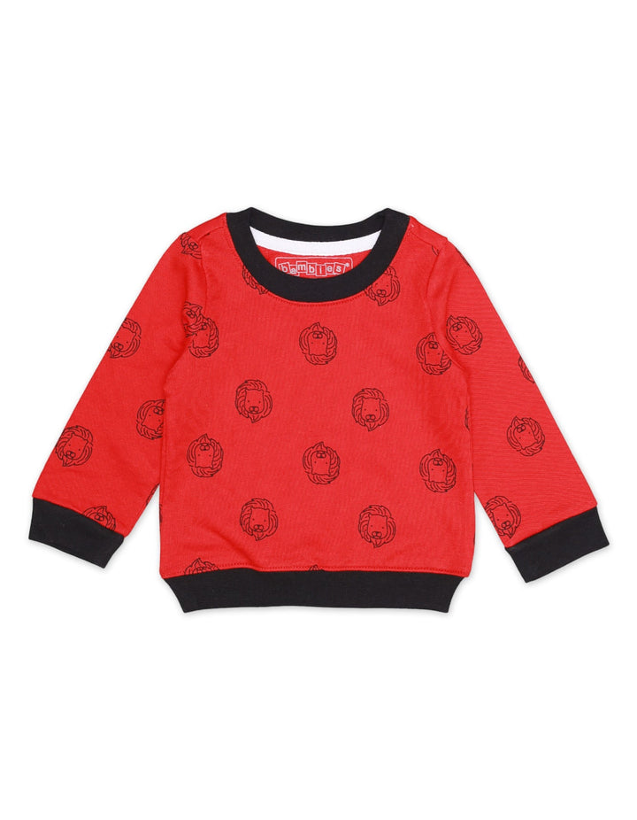 Suit 2 Pcs Red Infant Boys