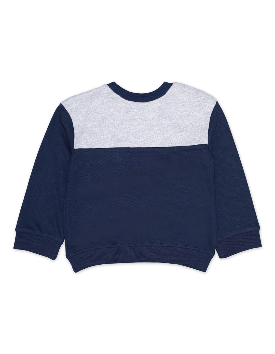 Sweatshirt Cut&Sew Front Pocket Navy Blue for Boys